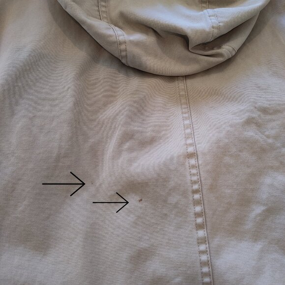 Vtg Eddie Bauer Legend Mt. Adams Pullover 3/4 Zip Hooded Jacket Small Fits Big! - Picture 11 of 11